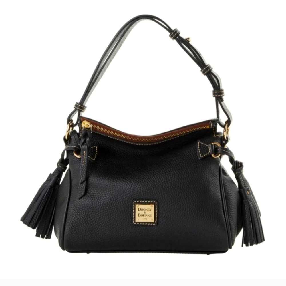 NWT Dooney & Bourke Black Tassle Bag